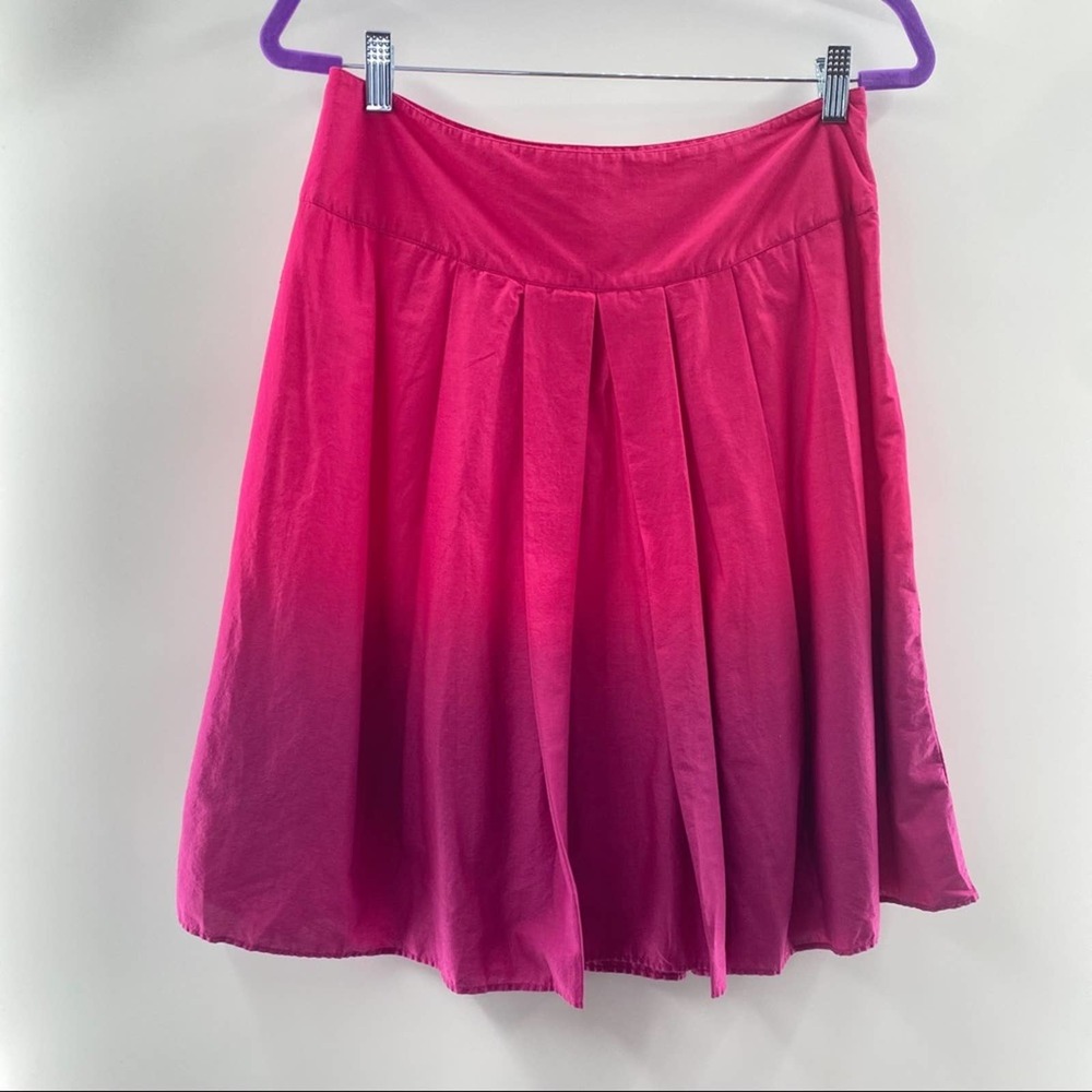 St. John’s Bay Pink Ombré Pleated Midi Skirt